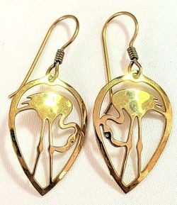 Wild Bryde Flamingo Earrings Framed, Full-Body, Species Photo - Unofficial Wild Bryde Collector's Guide