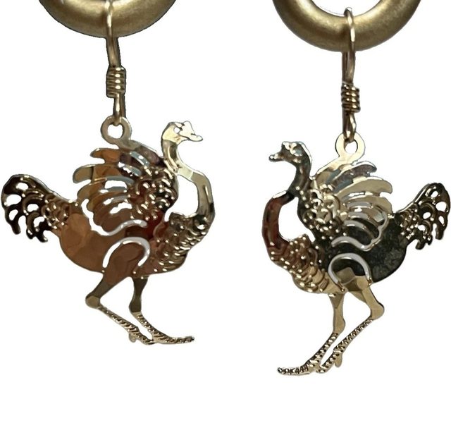 Wild Bryde Ostrich Earrings Full-Body, Whimsical - Unofficial Wild Bryde Collector's Guide