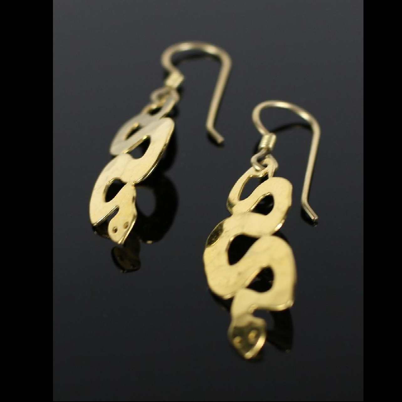 Triangle Headed Viper* — Earrings