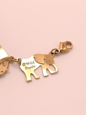 Wild Bryde Elephant & Giraffe & Zebra & Lion & Rhino & Hippo & Hyena & Wildebeest & Monkey & Antelope & Leopard Necklace Full-Body, Whimsical, Hallmark Photo - Unofficial Wild Bryde Collector's Guide