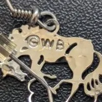 Wild Bryde Mustang Earrings, Pendant Full-Body, Landscape, Hallmark Photo - Unofficial Wild Bryde Collector's Guide