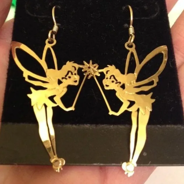 Wild Bryde Tinkerbell Earrings, Pendant Full-Body, Hallmark Photo - Unofficial Wild Bryde Collector's Guide
