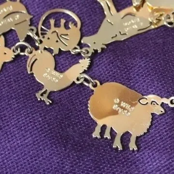 Wild Bryde Mouse & Sheep & Hen & Rooster & Sow & Pig & Turkey & Rabbit & Horse Necklace Full-Body, Whimsical, Dangles or Articulation - Unofficial Wild Bryde Collector's Guide